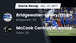 Recap: Bridgewater-Emery/Ethan vs. McCook Central/Montrose  2017