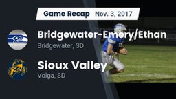 Recap: Bridgewater-Emery/Ethan vs. Sioux Valley  2017