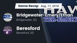 Recap: Bridgewater-Emery/Ethan vs. Beresford  2018