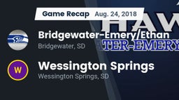 Recap: Bridgewater-Emery/Ethan vs. Wessington Springs  2018