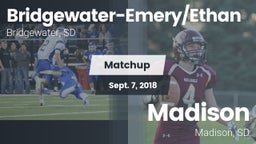 Matchup: Bridgewater-Emery/Et vs. Madison  2018