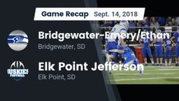 Recap: Bridgewater-Emery/Ethan vs. Elk Point Jefferson  2018
