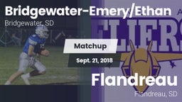 Matchup: Bridgewater-Emery/Et vs. Flandreau  2018