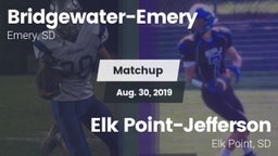 Matchup: Bridgewater-Emery vs. Elk Point-Jefferson  2019