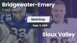 Matchup: Bridgewater-Emery vs. Sioux Valley  2019