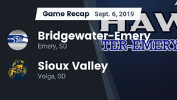 Recap: Bridgewater-Emery vs. Sioux Valley  2019