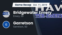 Recap: Bridgewater Emery vs. Garretson  2019
