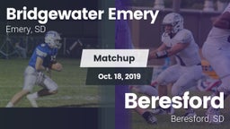Matchup: Bridgewater-Emery vs. Beresford  2019
