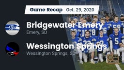 Recap: Bridgewater Emery vs. Wessington Springs  2020