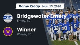 Recap: Bridgewater Emery vs. Winner  2020