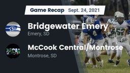 Recap: Bridgewater Emery vs. McCook Central/Montrose  2021