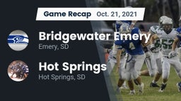 Recap: Bridgewater Emery vs. Hot Springs  2021