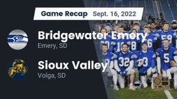 Recap: Bridgewater Emery vs. Sioux Valley  2022