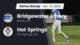 Recap: Bridgewater Emery vs. Hot Springs  2023