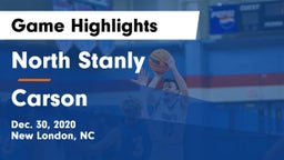 North Stanly  vs Carson  Game Highlights - Dec. 30, 2020