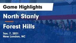 North Stanly  vs Forest Hills  Game Highlights - Jan. 7, 2021