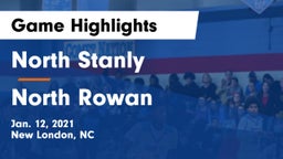 North Stanly  vs North Rowan  Game Highlights - Jan. 12, 2021