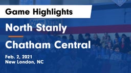 North Stanly  vs Chatham Central  Game Highlights - Feb. 2, 2021