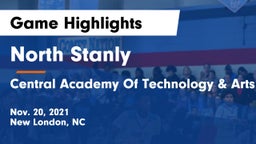 North Stanly  vs Central Academy Of Technology & Arts Game Highlights - Nov. 20, 2021