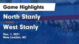 North Stanly  vs West Stanly Game Highlights - Dec. 1, 2021