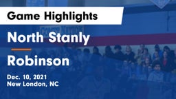 North Stanly  vs Robinson  Game Highlights - Dec. 10, 2021