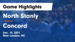 North Stanly  vs Concord  Game Highlights - Dec. 15, 2021
