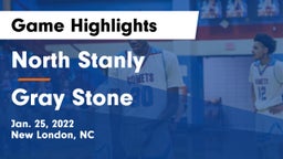 North Stanly  vs Gray Stone Game Highlights - Jan. 25, 2022