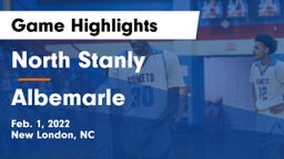 North Stanly  vs Albemarle  Game Highlights - Feb. 1, 2022