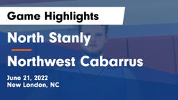 North Stanly  vs Northwest Cabarrus  Game Highlights - June 21, 2022