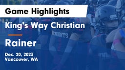 King's Way Christian  vs Rainer Game Highlights - Dec. 20, 2023