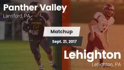 Matchup: Panther Valley High vs. Lehighton  2017