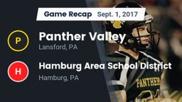 Recap: Panther Valley  vs. Hamburg Area School District 2017
