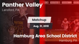 Matchup: Panther Valley High vs. Hamburg Area School District 2018