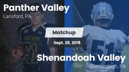 Matchup: Panther Valley High vs. Shenandoah Valley  2018