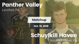 Matchup: Panther Valley High vs. Schuylkill Haven  2018