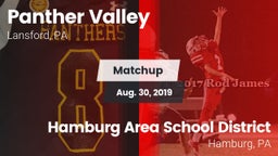 Matchup: Panther Valley High vs. Hamburg Area School District 2019