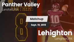 Matchup: Panther Valley High vs. Lehighton  2019