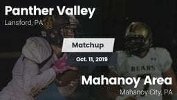 Matchup: Panther Valley High vs. Mahanoy Area  2019