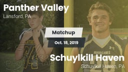 Matchup: Panther Valley High vs. Schuylkill Haven  2019