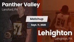 Matchup: Panther Valley High vs. Lehighton  2020