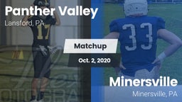 Matchup: Panther Valley High vs. Minersville  2020
