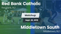 Matchup: Red Bank Catholic vs. Middletown South  2019