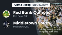 Recap: Red Bank Catholic  vs. Middletown South  2019