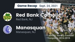 Recap: Red Bank Catholic  vs. Manasquan  2021