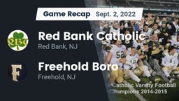 Recap: Red Bank Catholic  vs. Freehold Boro  2022