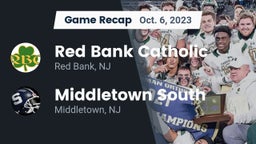 Recap: Red Bank Catholic  vs. Middletown South  2023