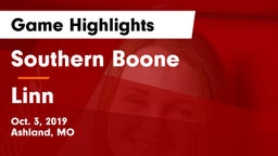 Southern Boone  vs Linn  Game Highlights - Oct. 3, 2019