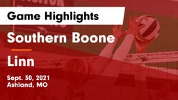 Southern Boone  vs Linn Game Highlights - Sept. 30, 2021