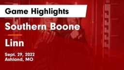 Southern Boone  vs Linn  Game Highlights - Sept. 29, 2022