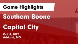 Southern Boone  vs Capital City   Game Highlights - Oct. 8, 2022